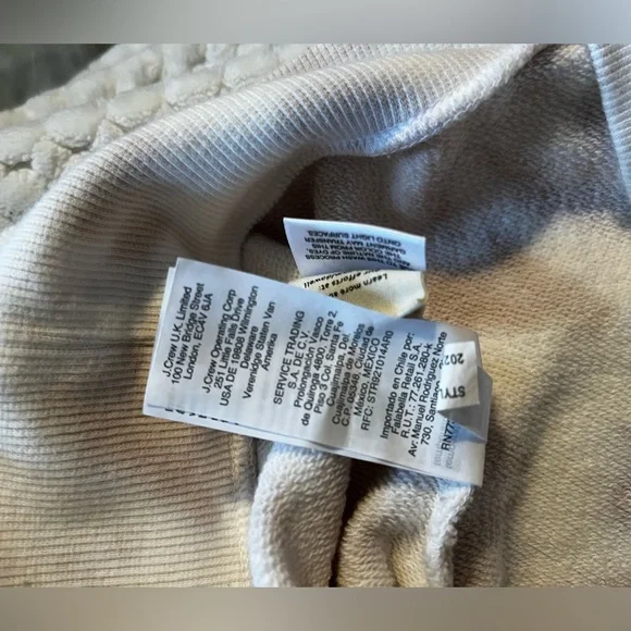 Madewell Spiral Tie-Dye Sweatshirt in Cream and Brown - Picture 6 of 6